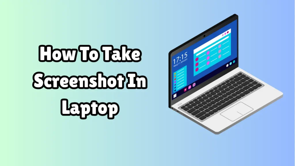 How To Take Screenshot In Laptop